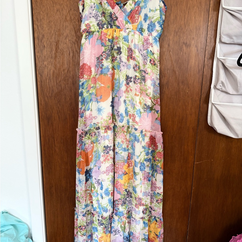 Aakaa Multicolor Floral Dress